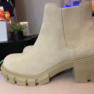 Steve Madden Cream Fall Boots